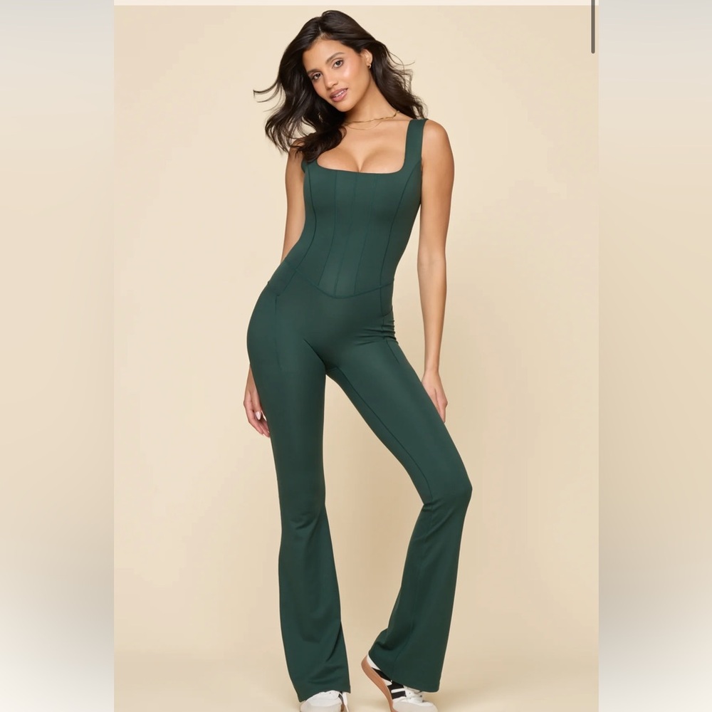 Popflex active high society corset onesie